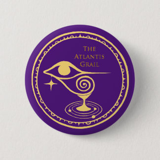 Atlantis Grail Logotyp Button - Lila Knapp