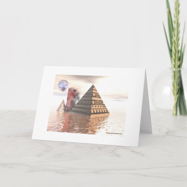 Atlantis hälsningkort kort (Framsida)