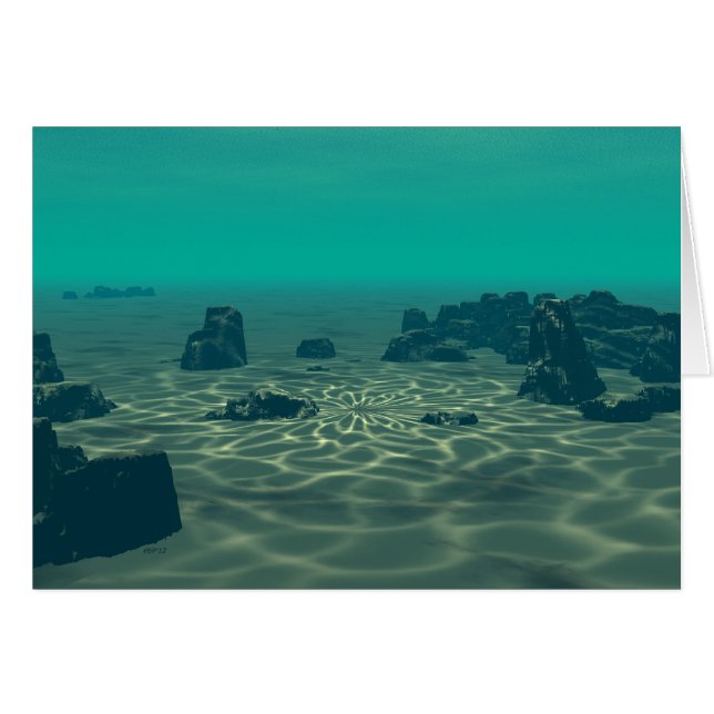 Atlantis Hälsningskort (Framsidan Horizontal)