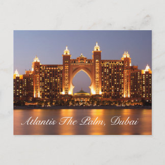 Atlantis Handflatan, Dubai Vykort