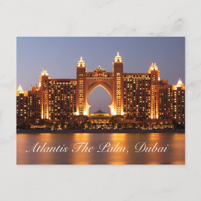 Atlantis Handflatan, Dubai Vykort (Framsida)