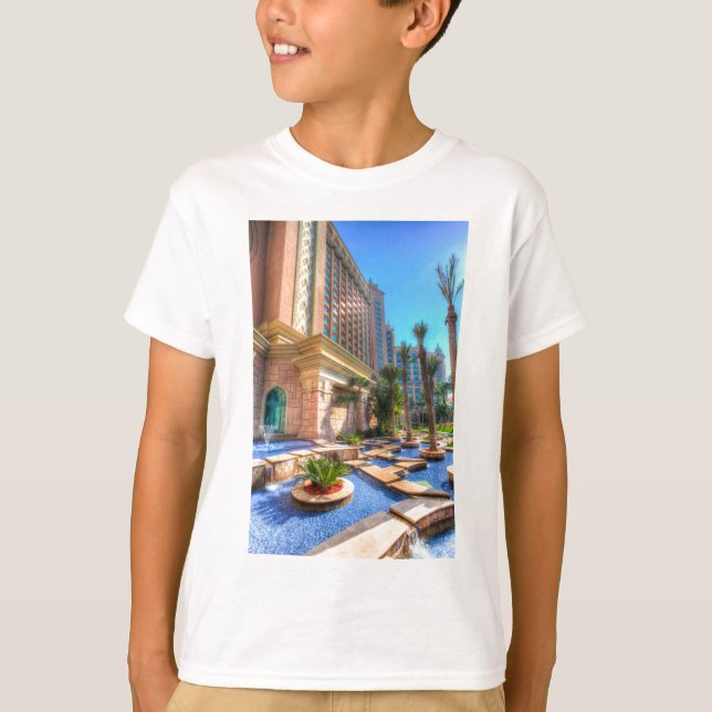 Atlantis handflatanhotell Dubai T Shirt (Framsida)