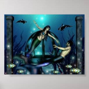 Atlantis ruins poster