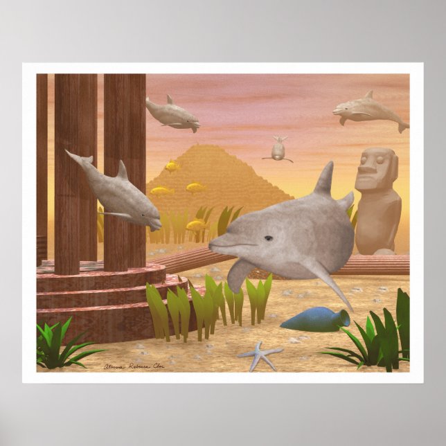 Atlantis Sunset Poster (Framsidan)