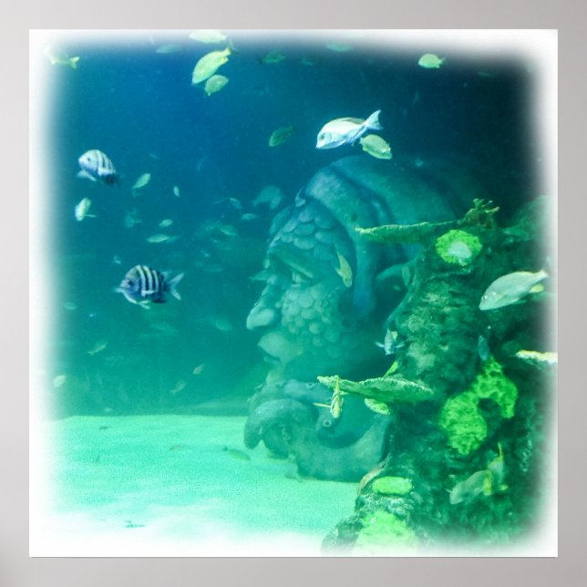 Atlantis under havet poster (Framsidan)