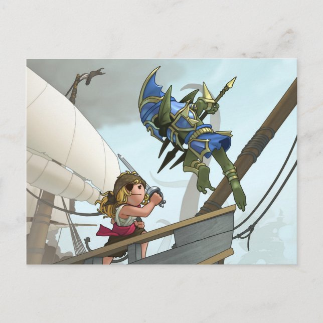 Atlantis vycard vykort (Framsida)