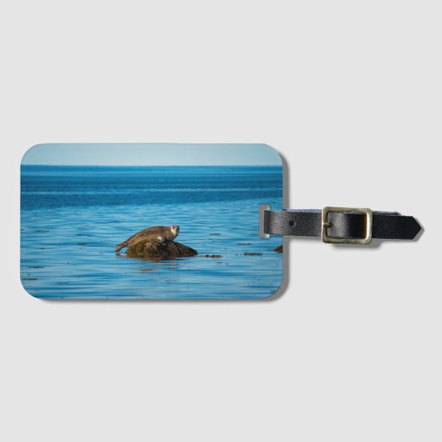 Atlantisk hamnförsegling bagagebricka (Framsida horisontal)