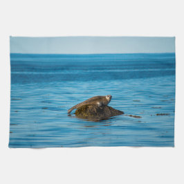 Atlantisk hamnförsegling kökshandduk