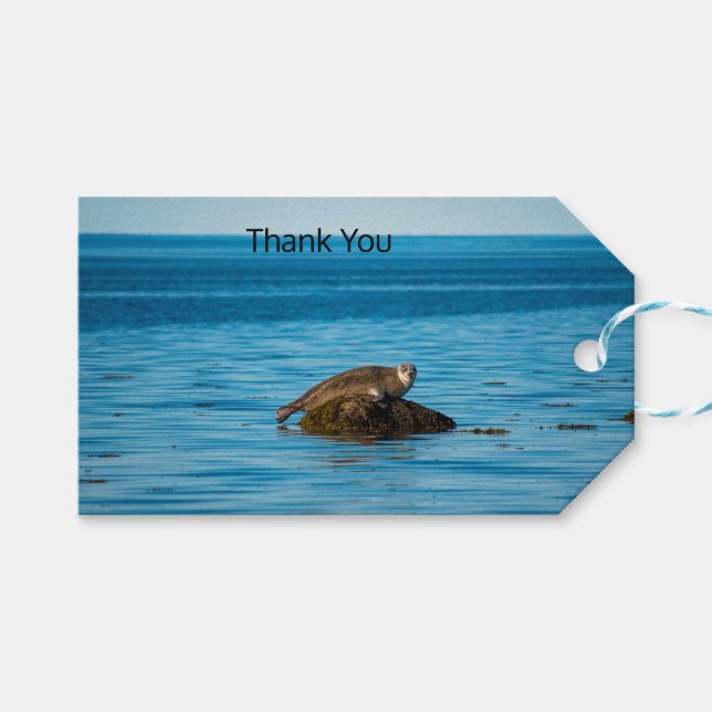 Atlantisk hamnförsegling presentetikett (Framsidan (Horisontell))