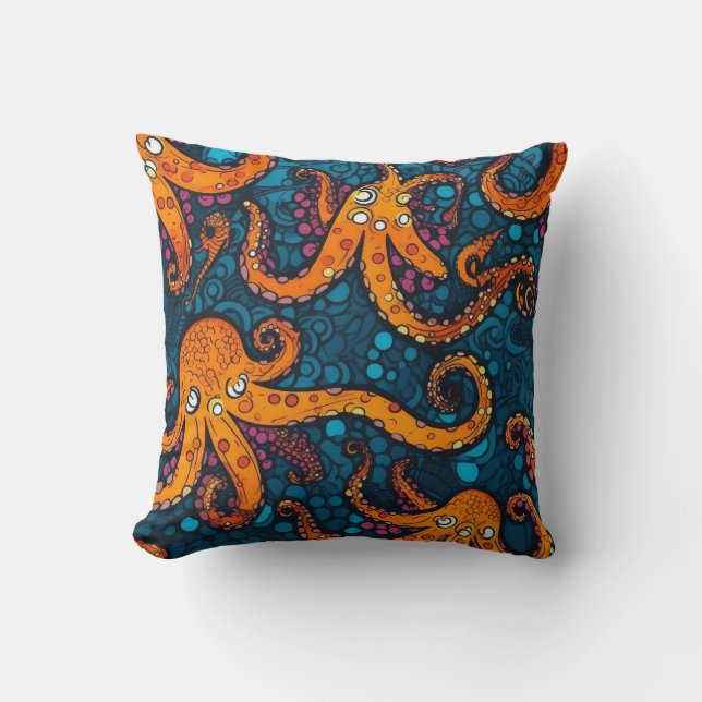 Atlantisk kudde vid Octopus-temat (Framsida)