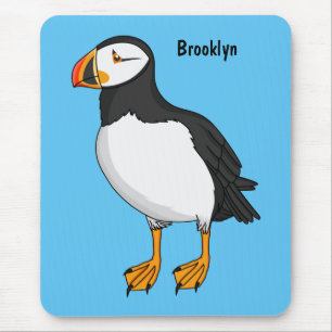 Atlantisk puffin-illustration musmatta
