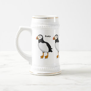 Atlantisk puffin-illustration sejdel