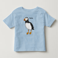 Atlantisk puffin-illustration