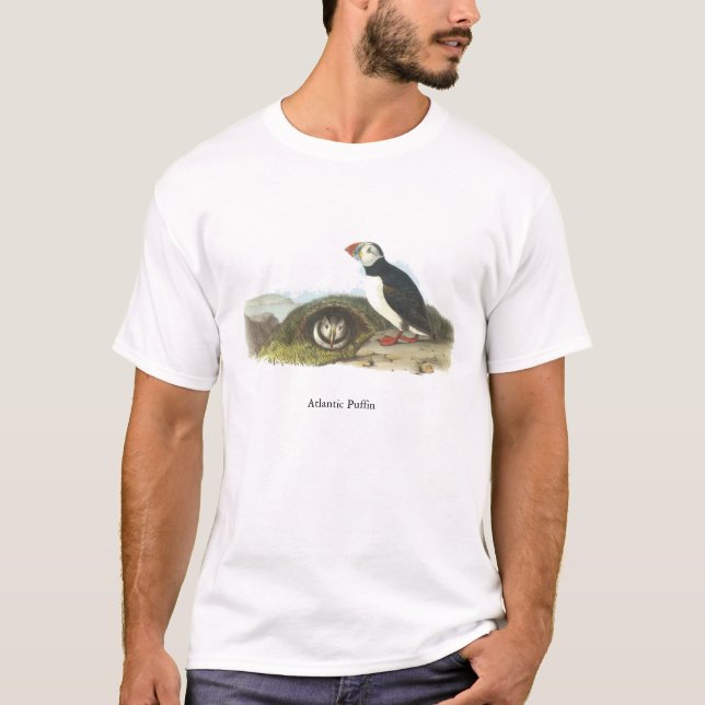 Atlantisk Puffin, John Audubon Tee (Framsida)