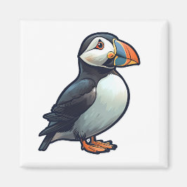 Atlantisk puffin magnet