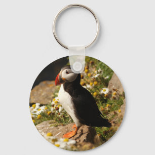 Atlantisk Puffin Nyckelring