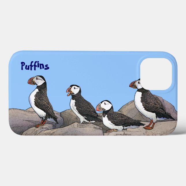 Atlantisk puffins (Baksida (horisontell))