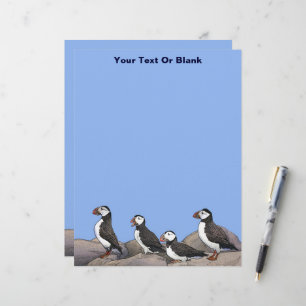 Atlantisk puffins brevhuvud
