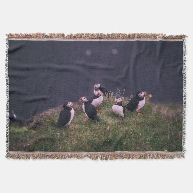 Atlantisk puffins filt (Framsidan)