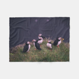 Atlantisk puffins fleecefilt