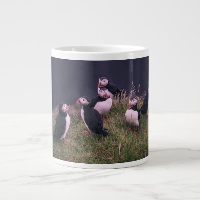 Atlantisk puffins jumbo mugg (Framsidan)