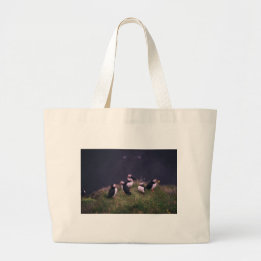 Atlantisk puffins jumbo tygkasse