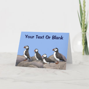 Atlantisk puffins kort
