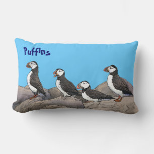 Atlantisk puffins lumbarkudde