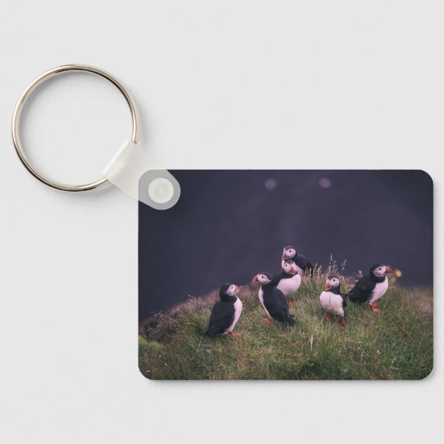 Atlantisk puffins nyckelring (Baksida)