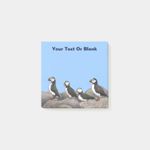Atlantisk puffins post-it block