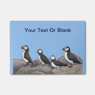 Atlantisk puffins post-it block