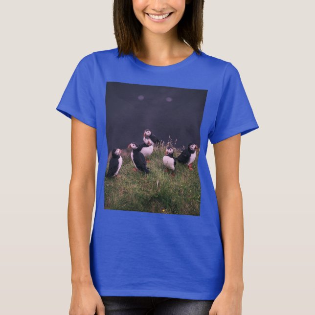 Atlantisk puffins t shirt (Framsida)