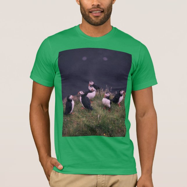 Atlantisk puffins t shirt (Framsida)
