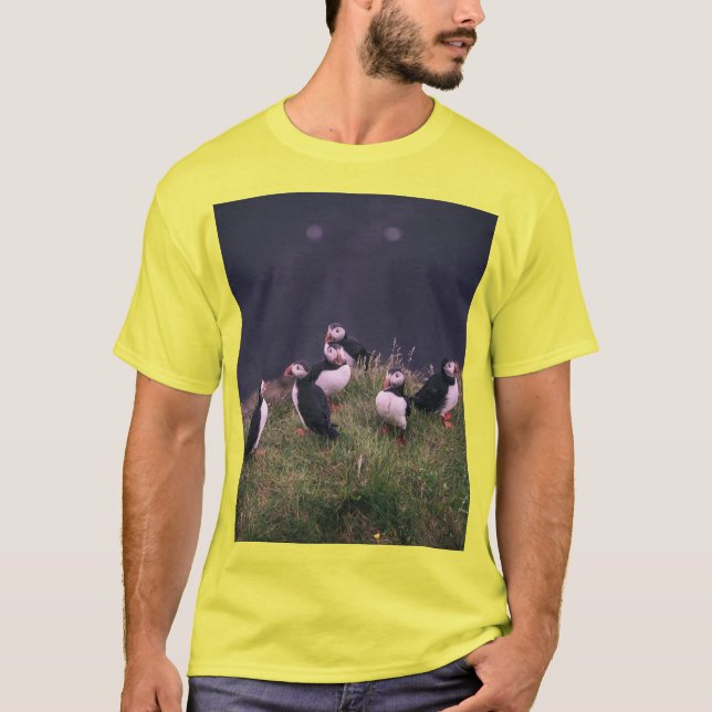 Atlantisk puffins t shirt (Framsida)