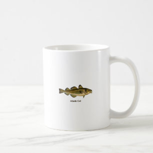 Atlantisk torsklogotyp kaffemugg