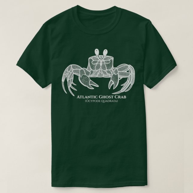 Atlantisk värdkrabba med Namn djurdesign på kh T Shirt (Design framsida)