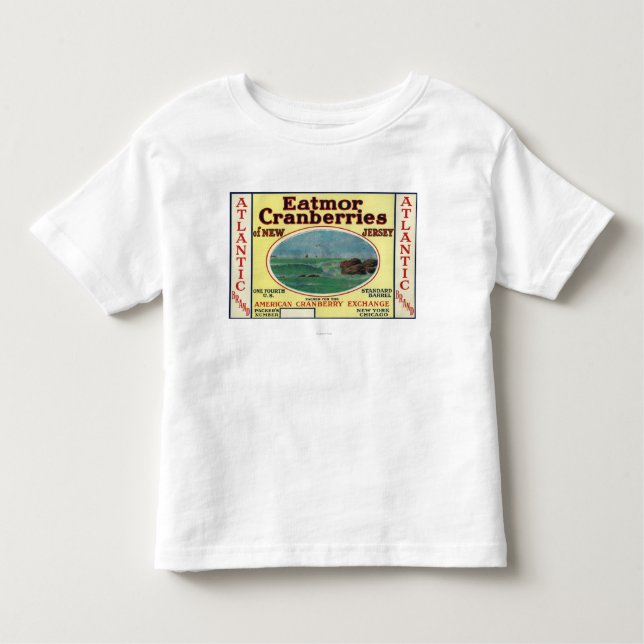 Atlantiska Eatmor Cranberries brännmärker T-shirt (Framsida)