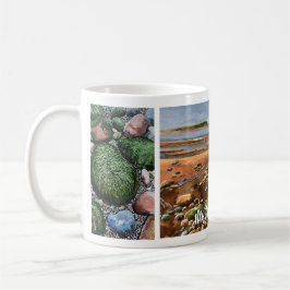 Atlantiska havets kust Personalisera Kaffemugg
