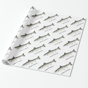 Atlantiskt laxfiskmönster presentpapper