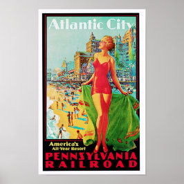 Atlantstad ~ Amerikas allårspass Poster