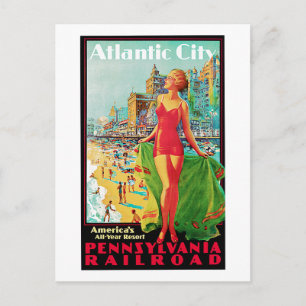 Atlantstad ~ Amerikas allårspass Vykort