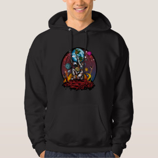 Atlas Astronaut Holding Earth Mars Galaxy Epic Hoodie