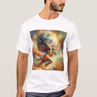 Atlas bär världen t shirt