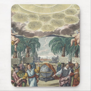 Atlas Coelestis av Doppelmaier, Vintage Astronomy Musmatta
