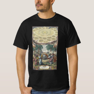 Atlas Coelestis av Doppelmaier, Vintage Astronomy T-shirt