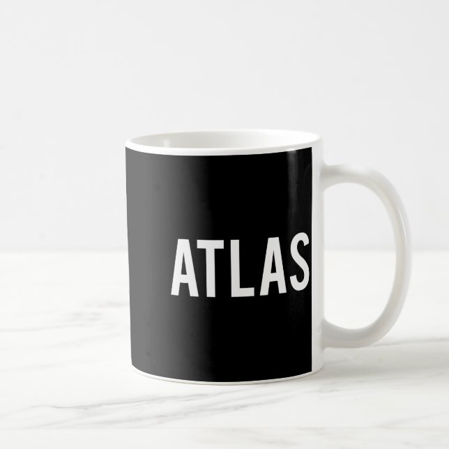 Atlas - Cool New Funny Name Fan Gift Tee  Kaffemugg (Höger)