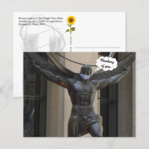 Atlas, din tanke - NYC H-vykort