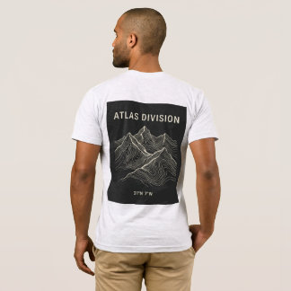 Atlas Division Överstorlek Streetwear T-Shirt