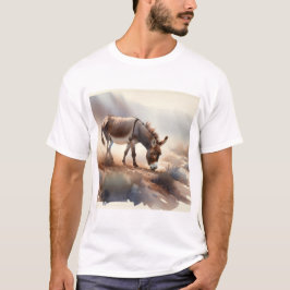 Atlas Donkey AREF409 - Watercolor T Shirt