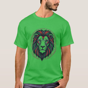 Atlas Lion T-Shirt   Marockansk Lejonhuvud Tröja  